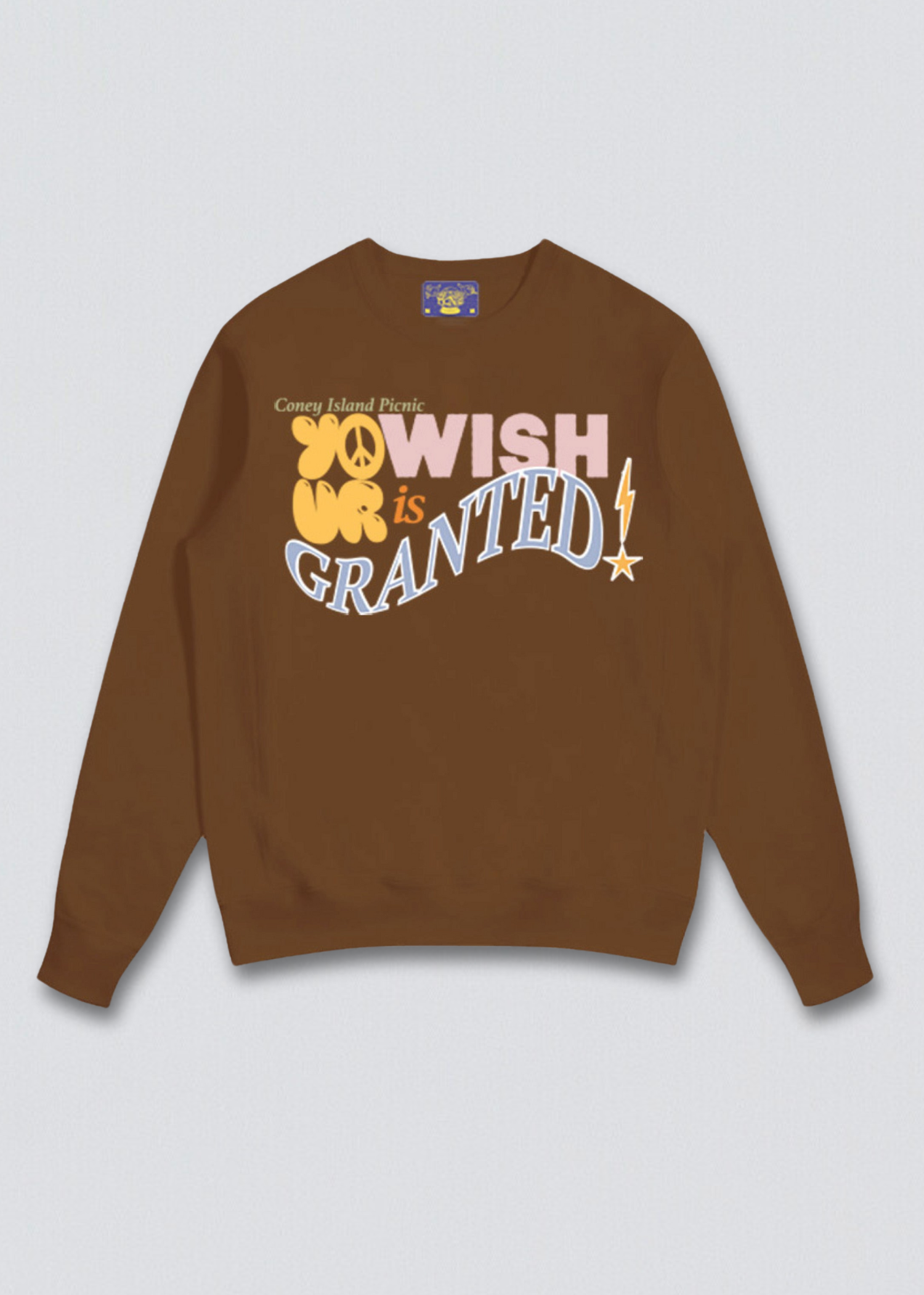 Wish Granted Puff Print Graphic Sweatshirt