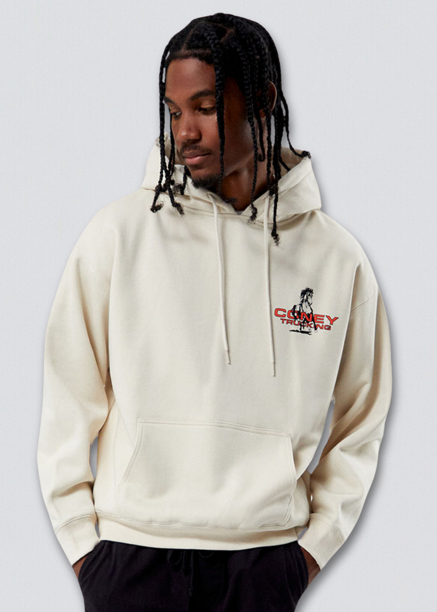 Steel Horse Graphic Pullover Hoodie