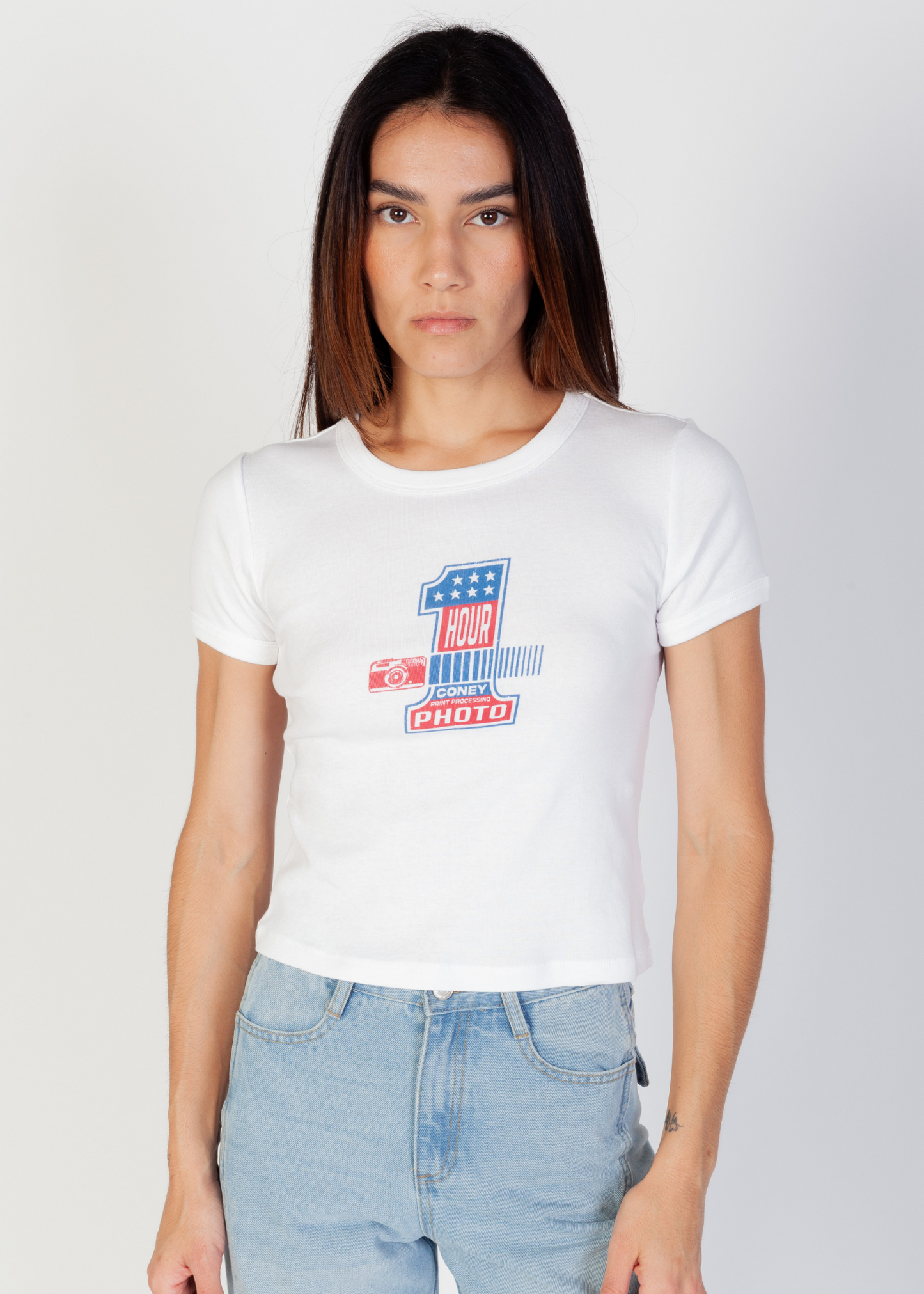 1 Hour Photo Graphic Baby Tee