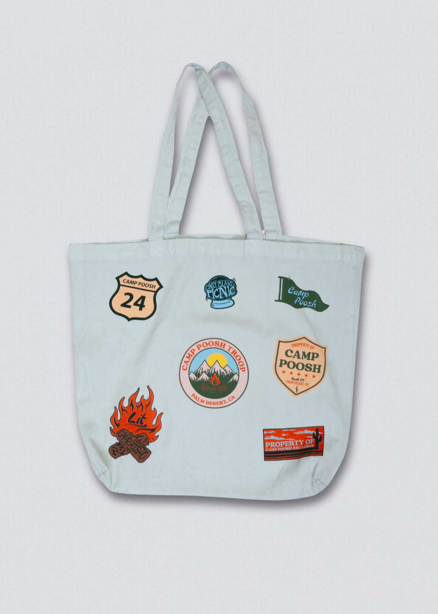 Camp Poosh x Coney Island Picnic Tote Bag