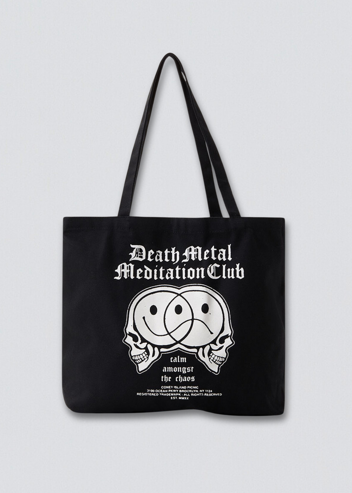 Death Metal Meditation Club Tote Bag