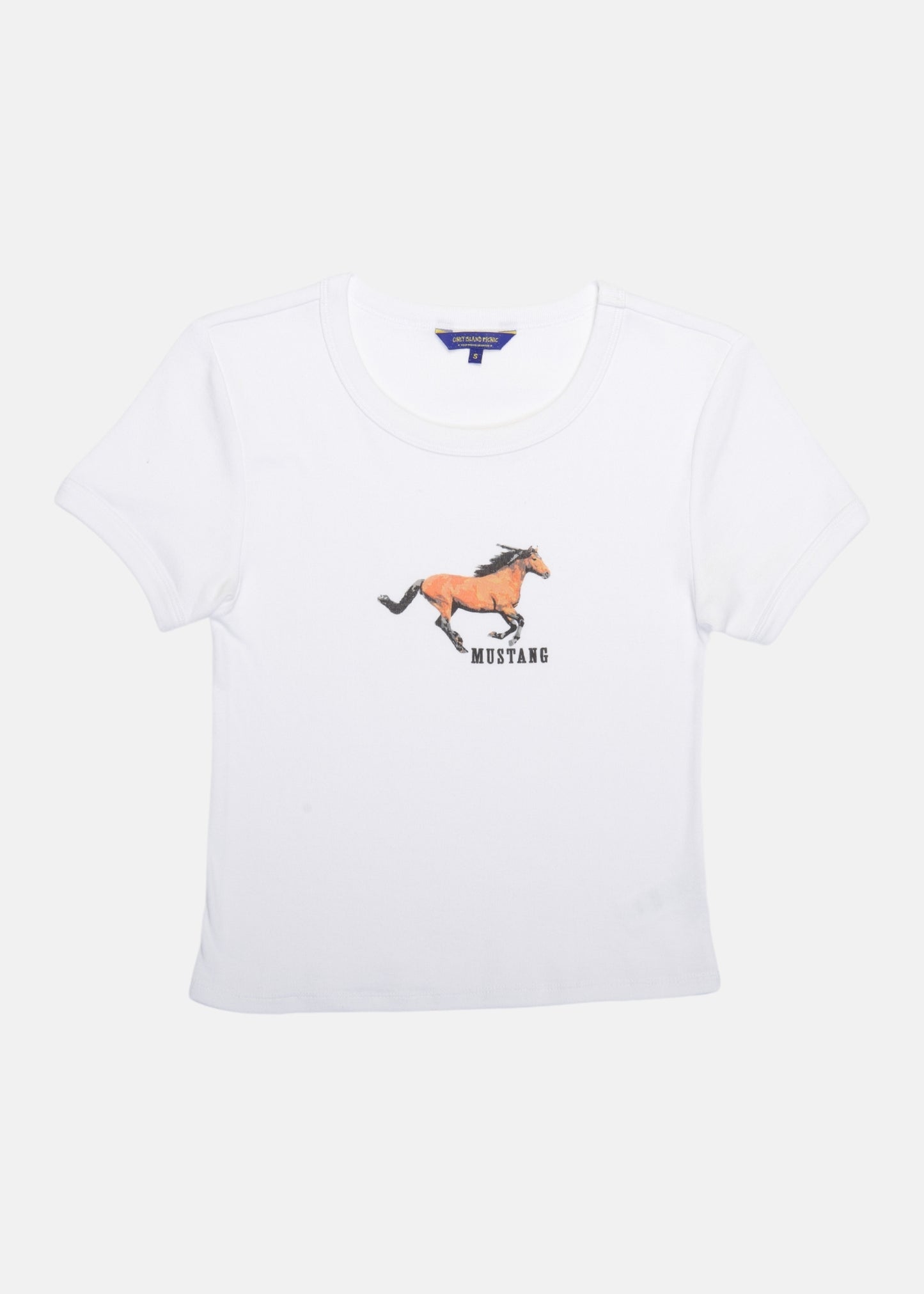 Horses Graphic Baby Tee