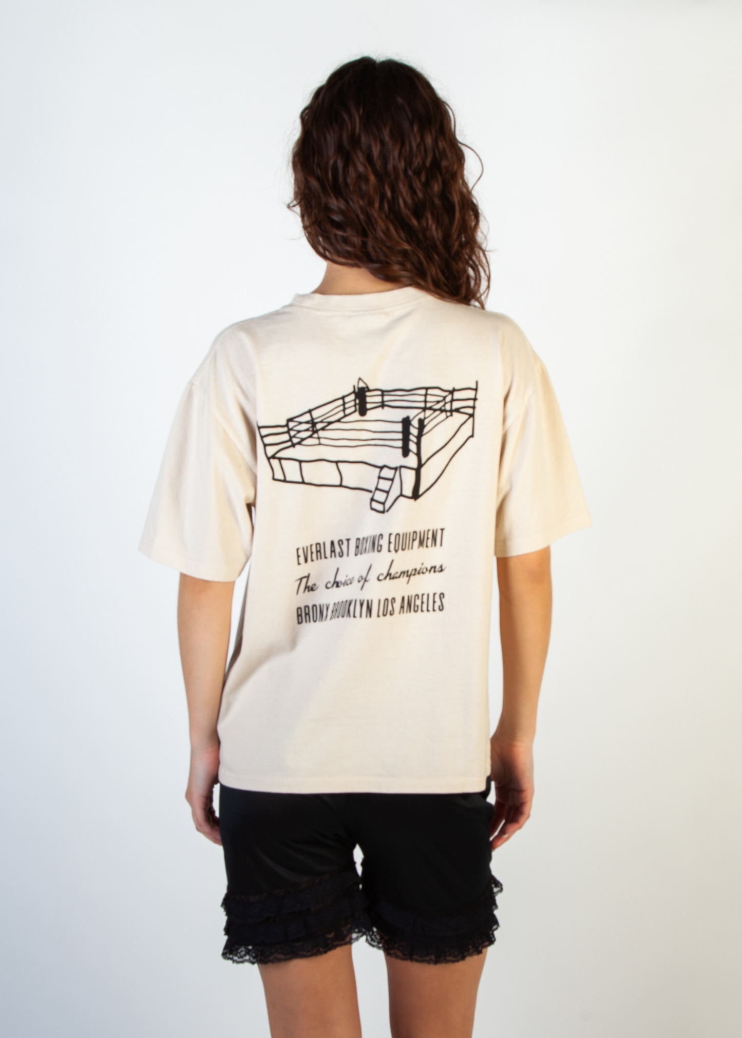 x Everlast Logo Short Sleeve Boyfriend Tee