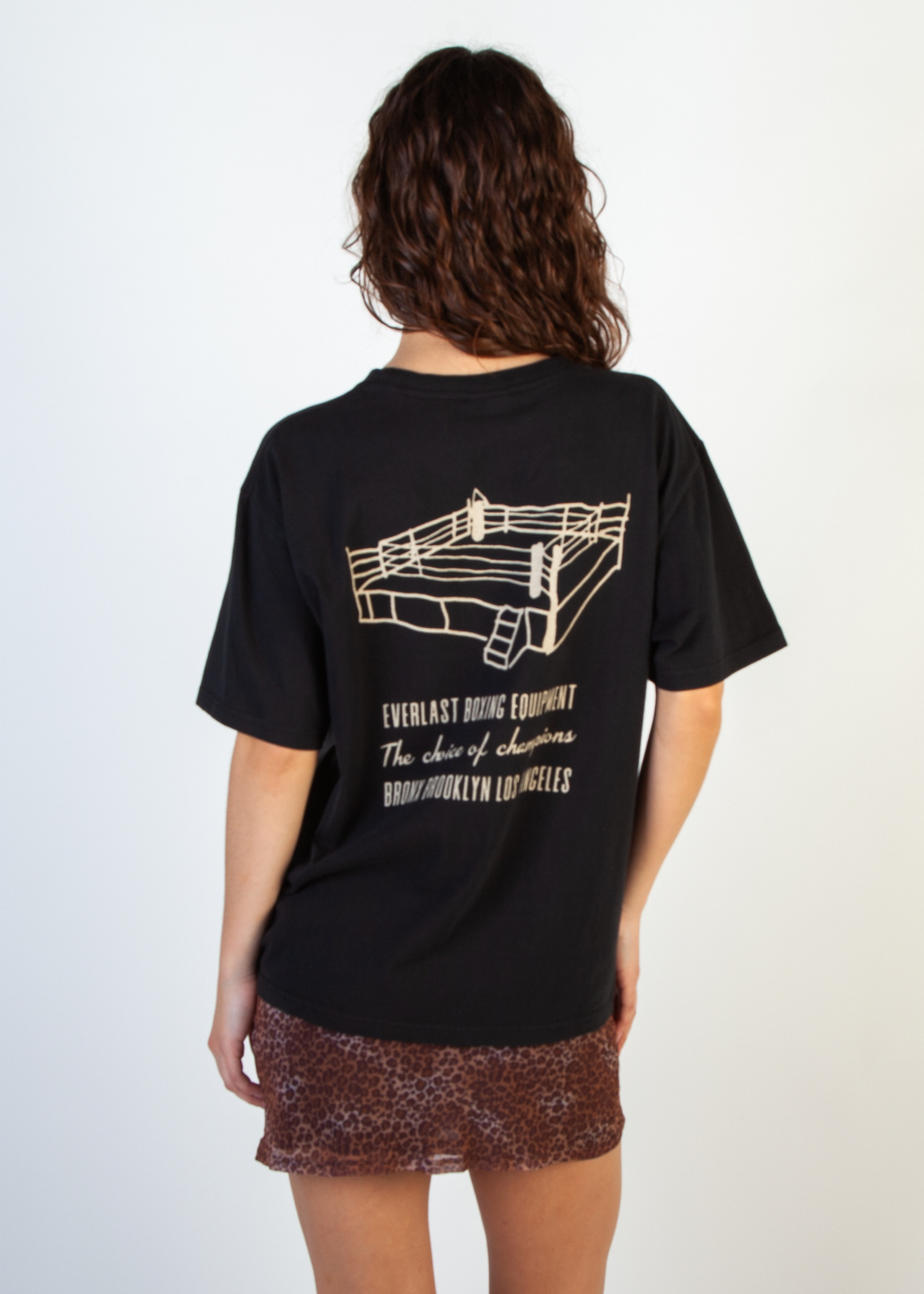 x Everlast Logo Short Sleeve Boyfriend Tee
