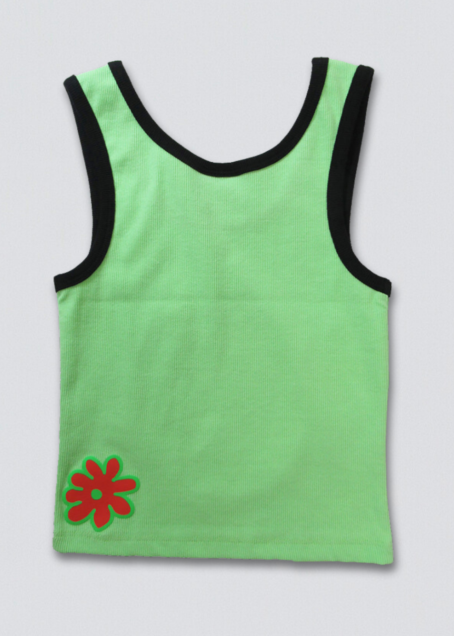 Peace Power Ribbed Ringer Tank Top