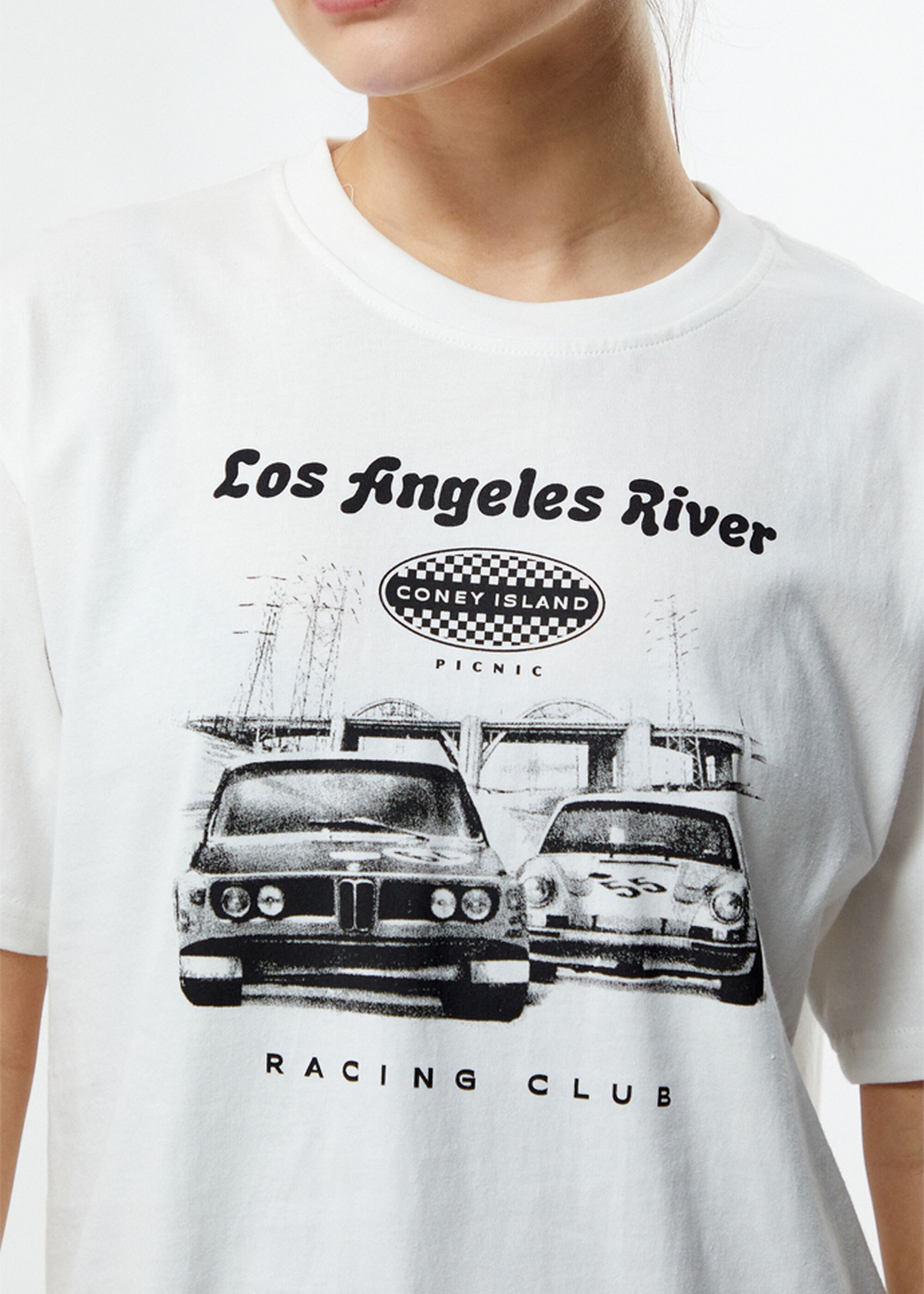 LA River Racing Club Short Sleeve Boyfriend Tee