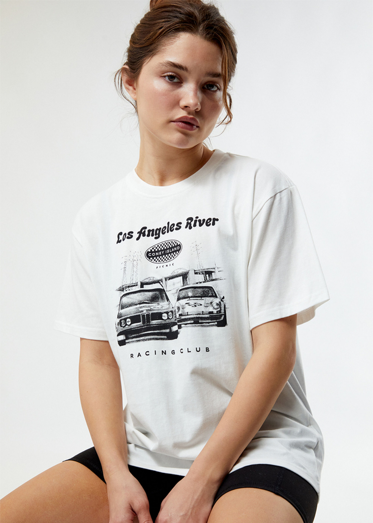 LA River Racing Club Short Sleeve Boyfriend Tee