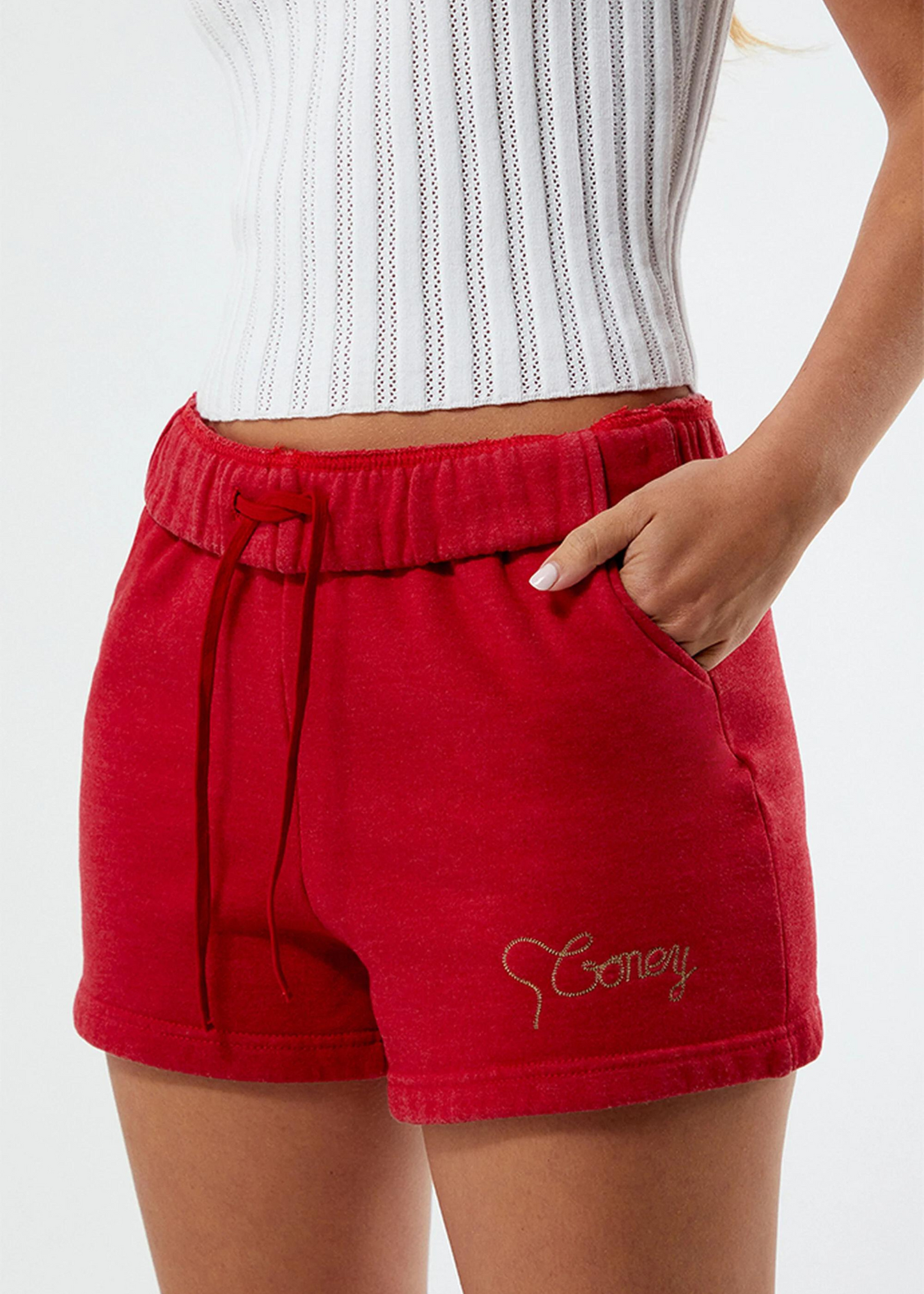 Coney Lounge Graphic Fleece Short