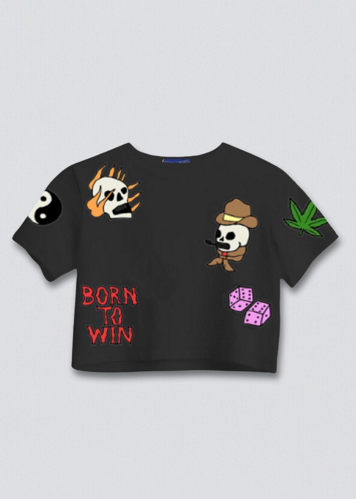 Born to Win Cropped Boxy Tee