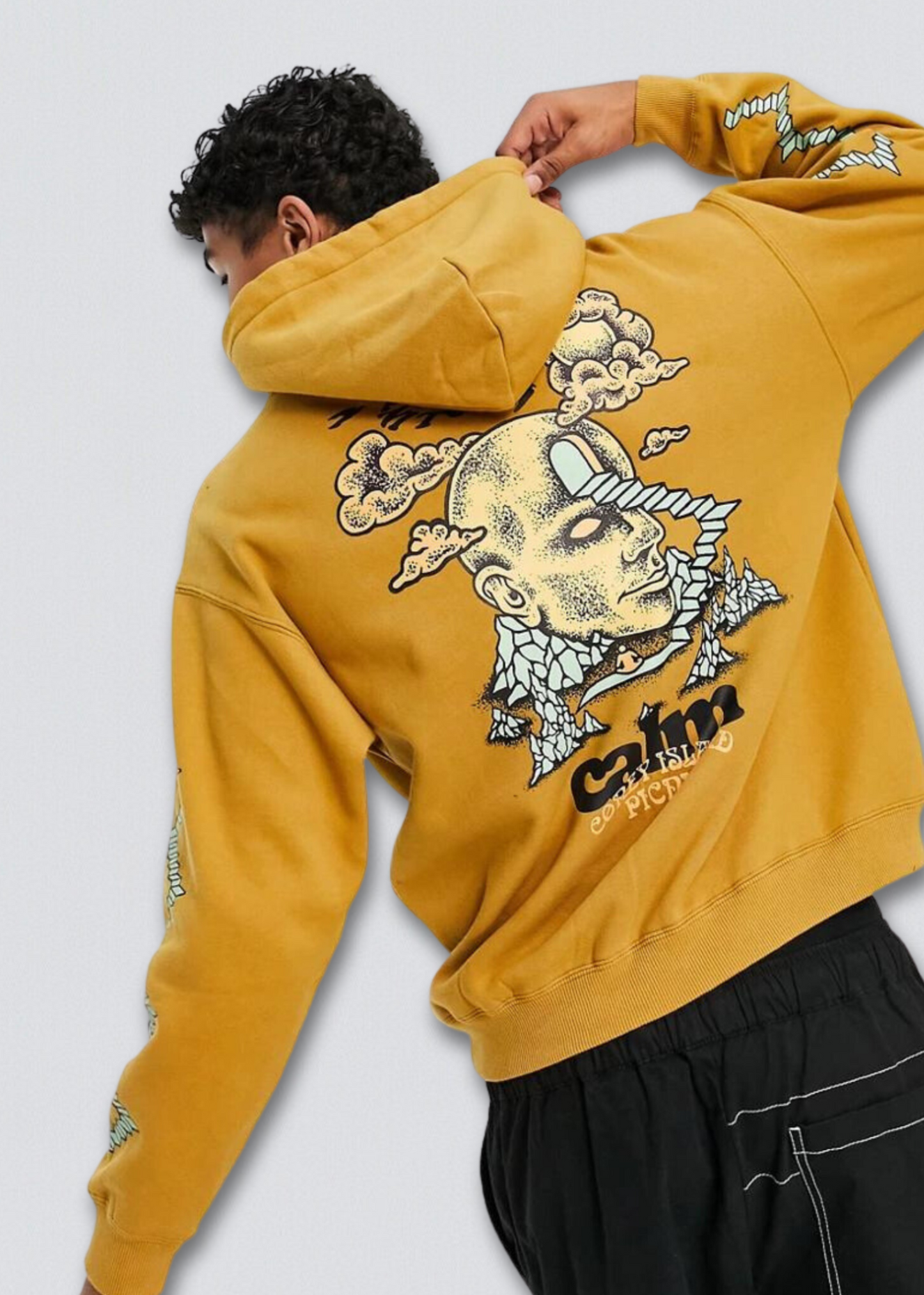 Interpersonal Calm Graphic Pullover Hoodie