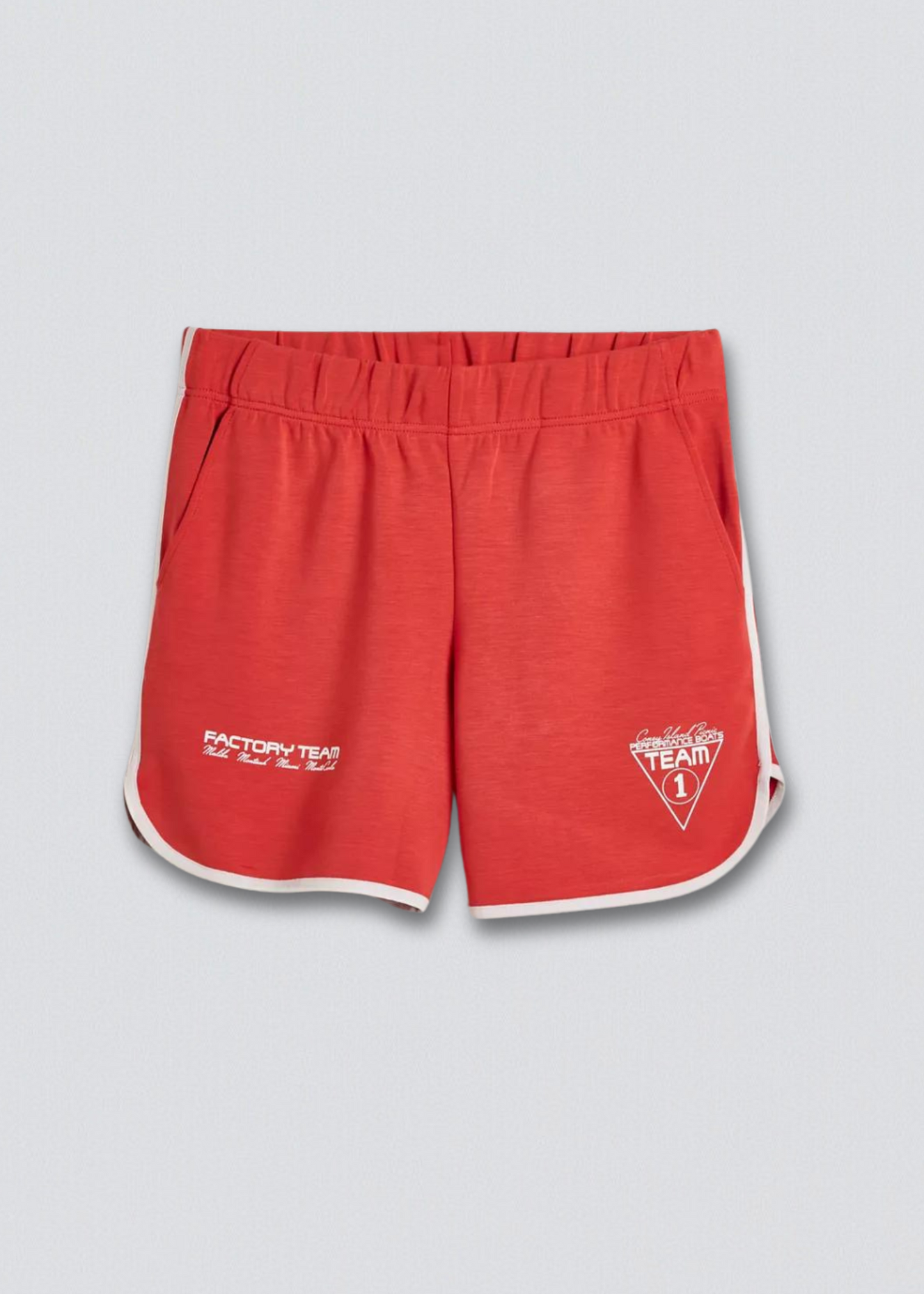Factory Team Scallop-Hem Gym Short