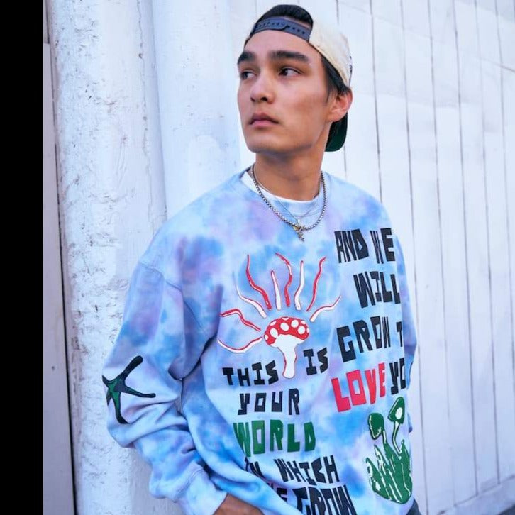 This is Your World Puff Print Sweatshirt
