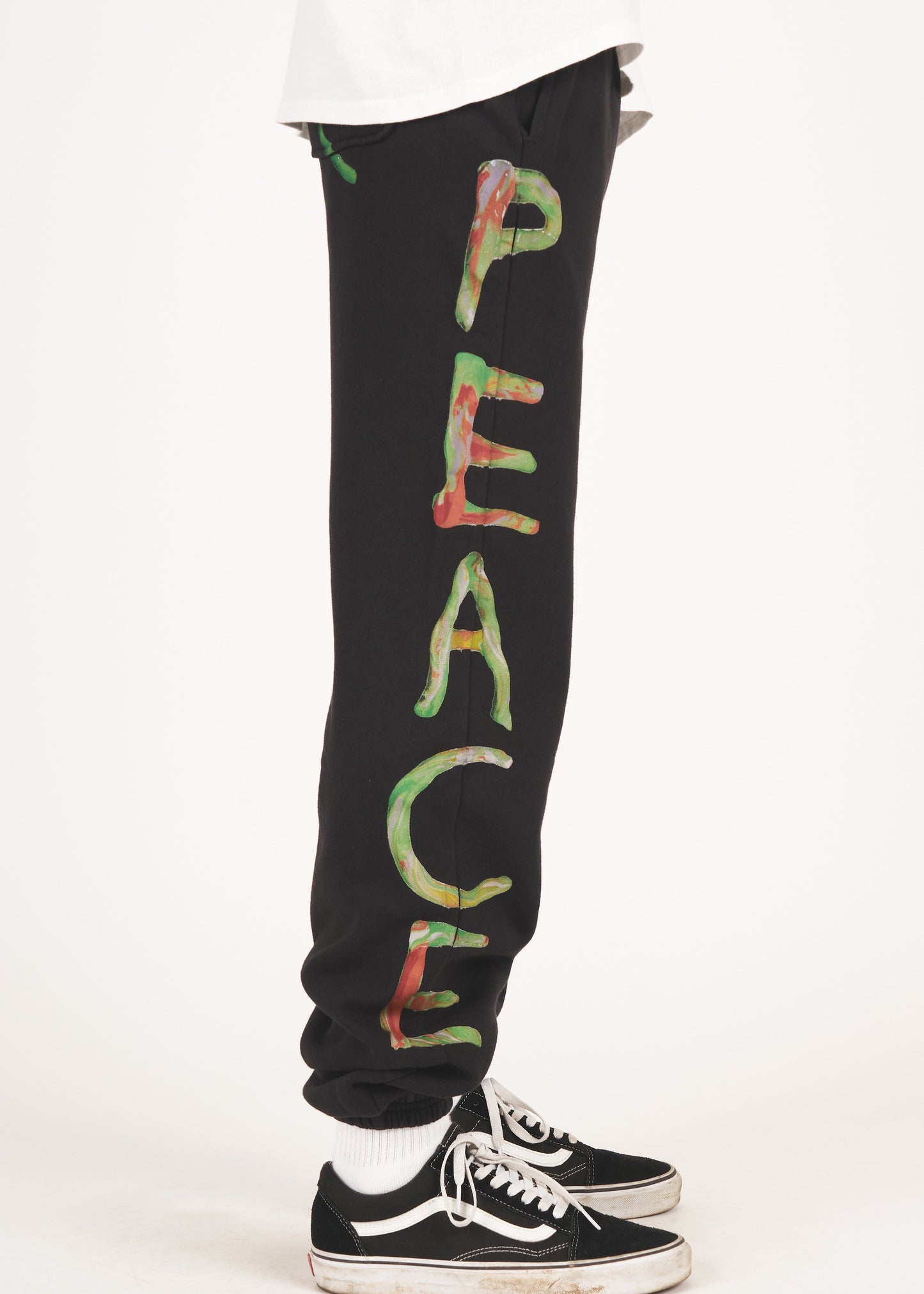 Peace Claymation Graphic Sweatpants