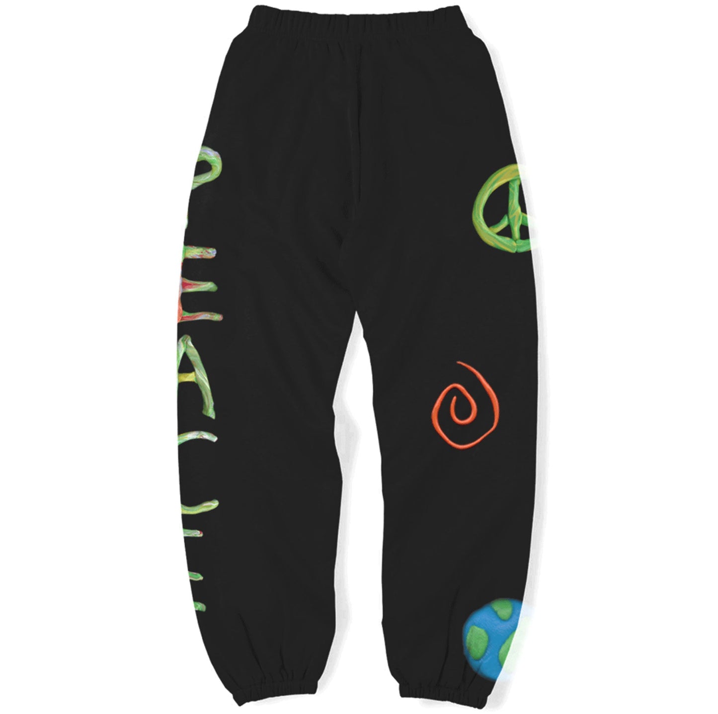 Peace Claymation Graphic Sweatpants