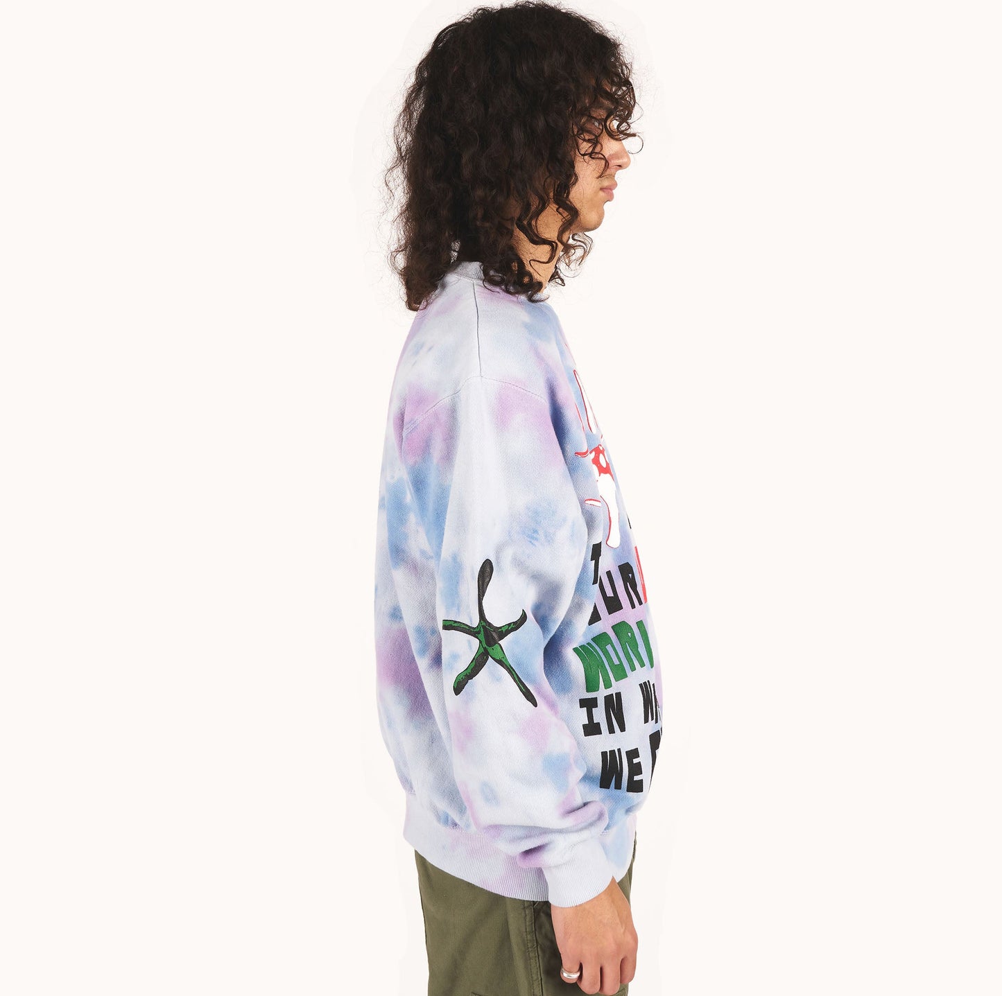 This is Your World Puff Print Sweatshirt