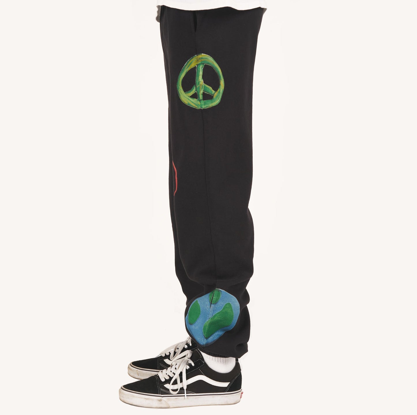 Peace Claymation Graphic Sweatpants