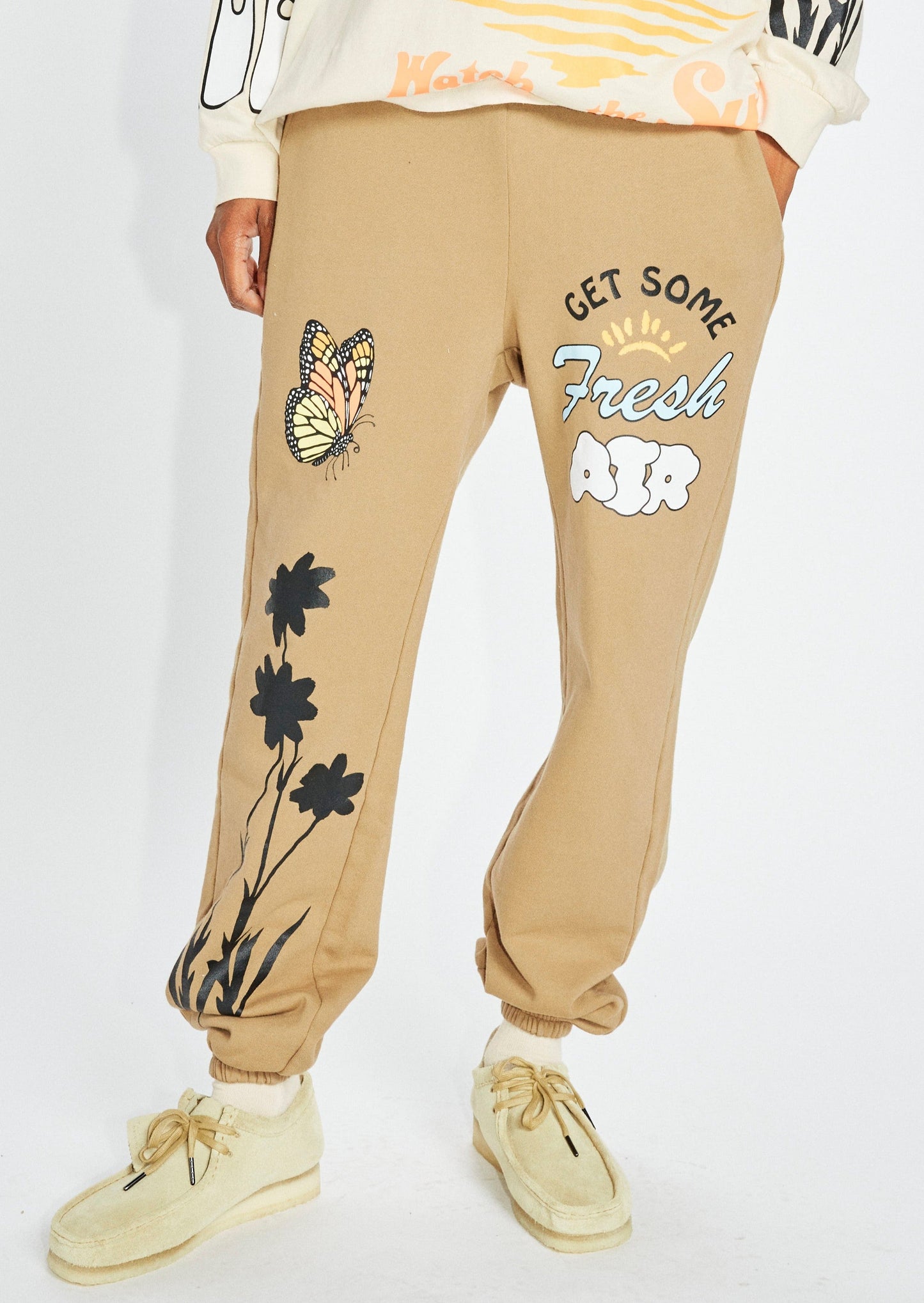 Fresh Air Graphic Sweatpants