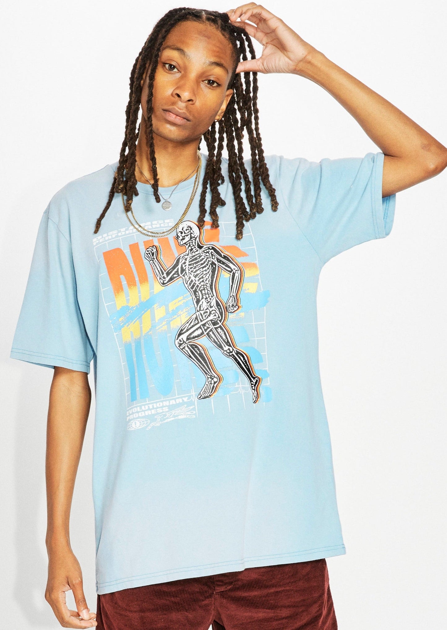 Evolutionary Progress Graphic Short Sleeve Tee