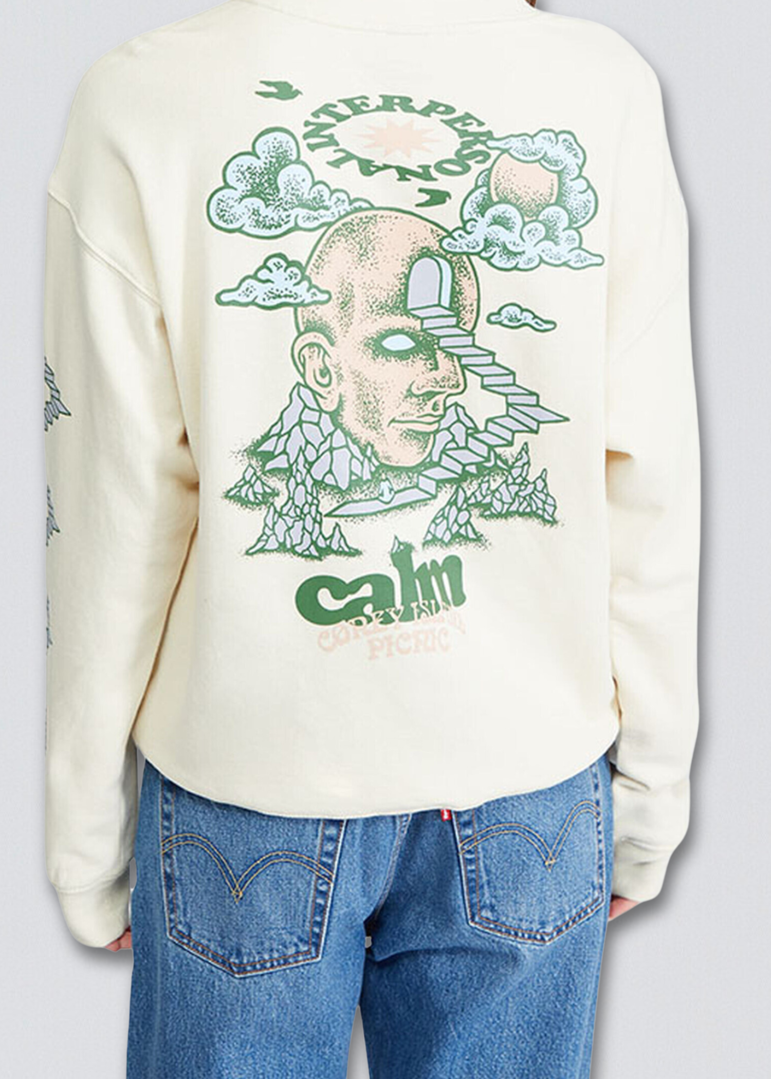 Interpersonal Calm Graphic Sweatshirt