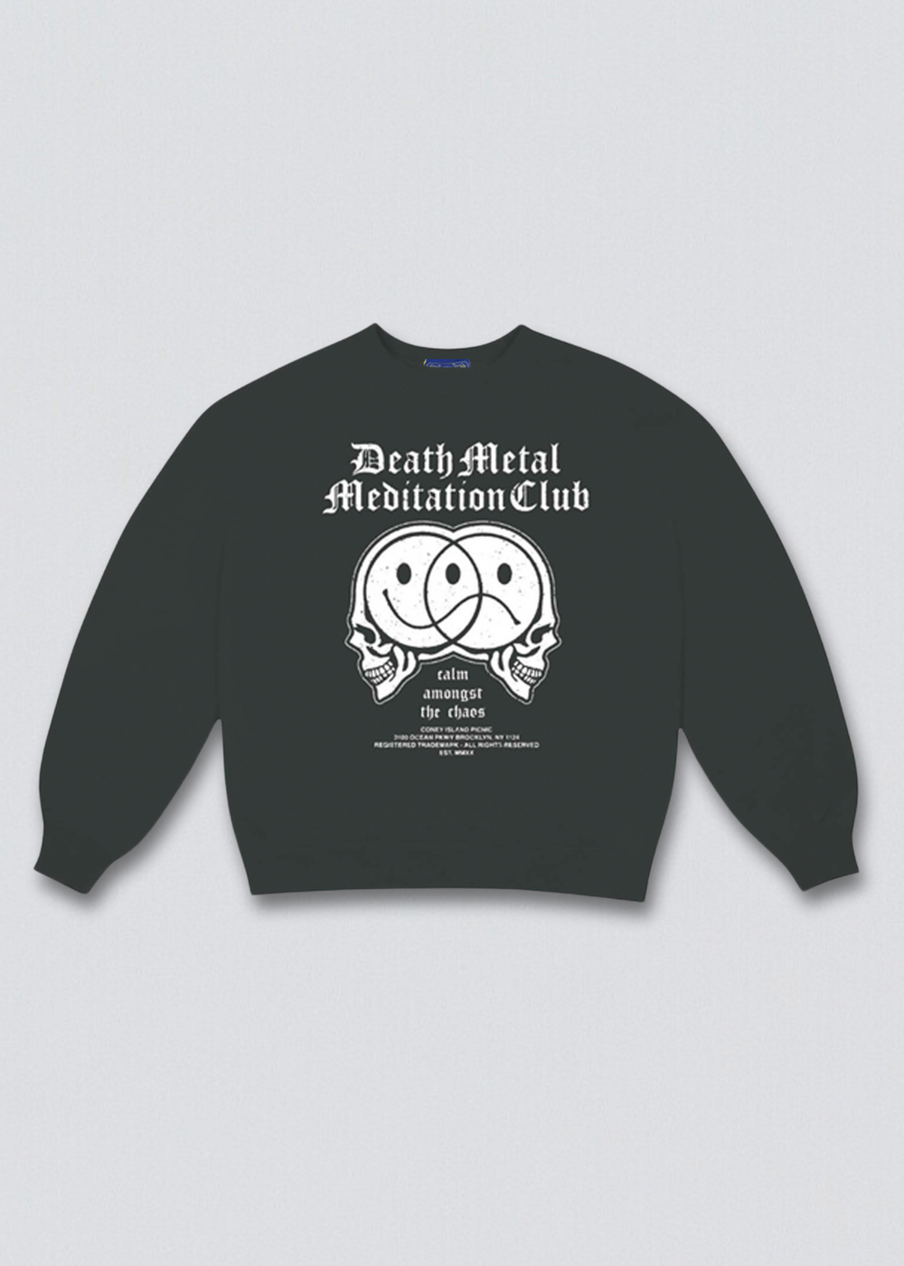 Death Metal Meditation Club Graphic Sweatshirt