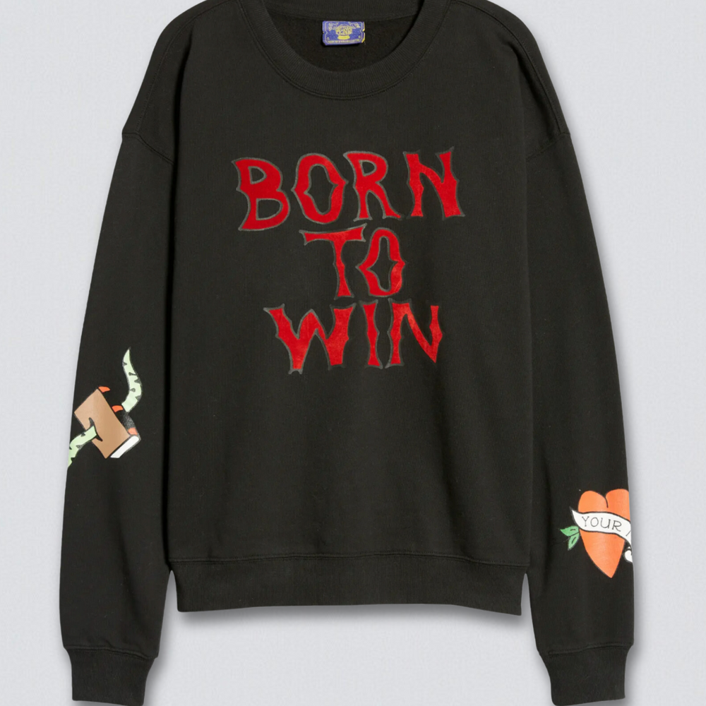 Born to Win Graphic Sweatshirt