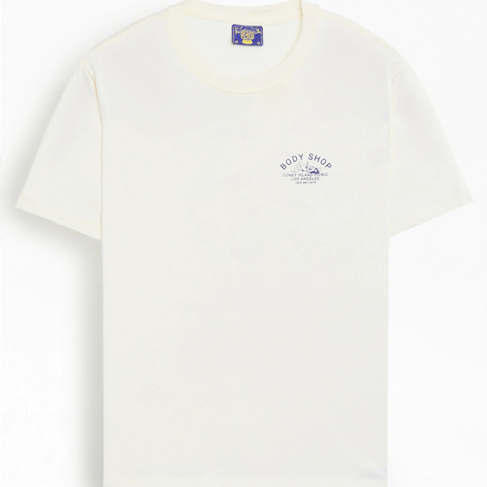 
                      
                        Body Shop Graphic Tee
                      
                    