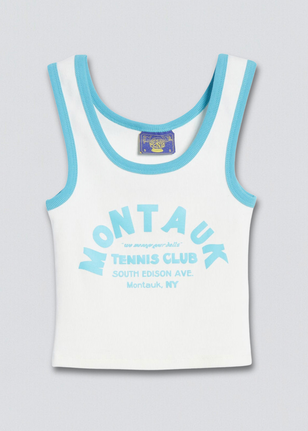 Montauk Tennis Club Ringer Tank Top