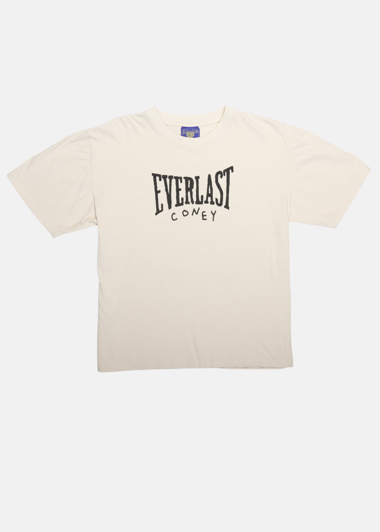 【INCHANT ME】Dos Lettering Overfit Short Sleeve Tee x Everlast Logo Short Sleeve Boyfriend Tee
