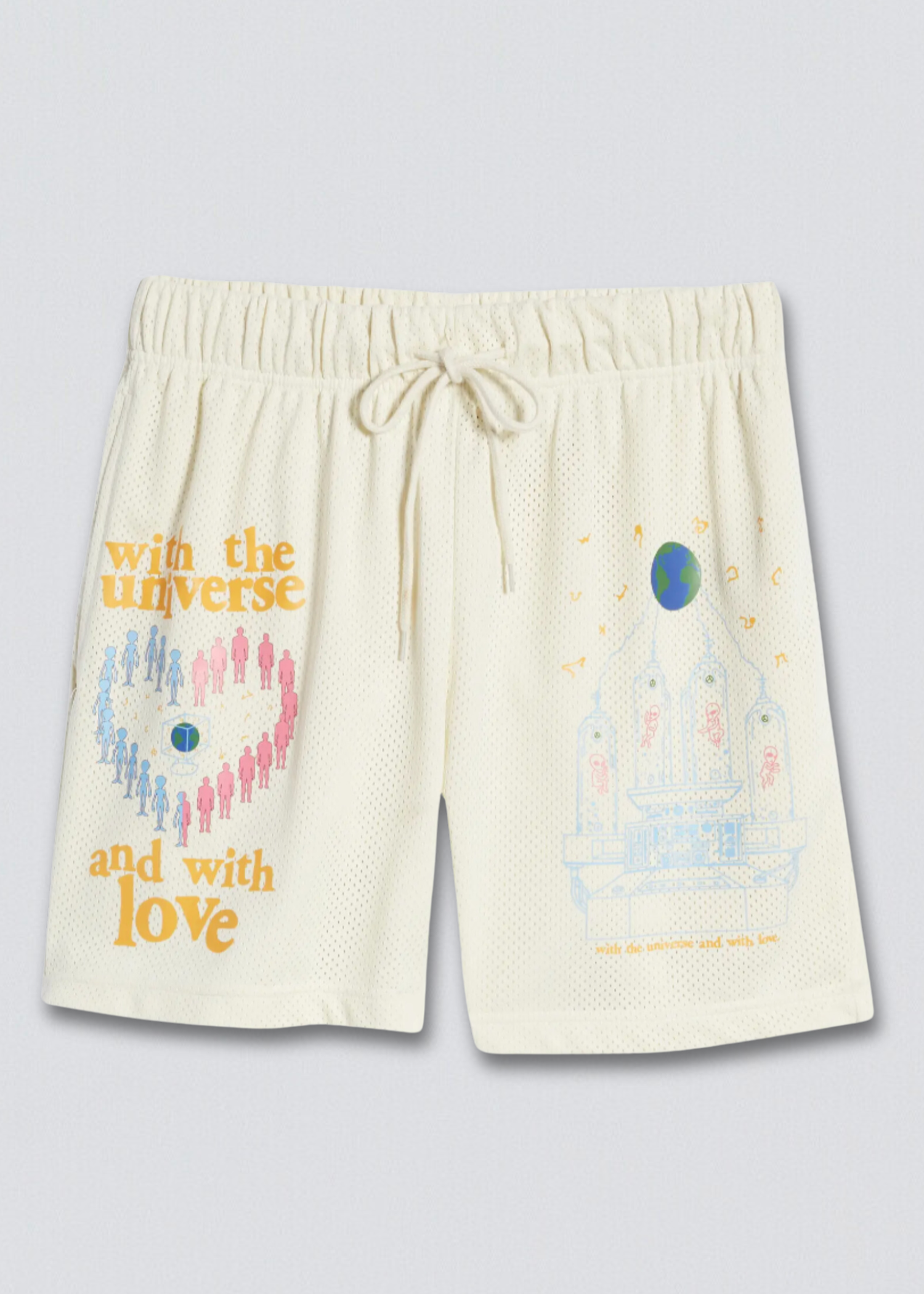 Universal Love Mesh Shorts