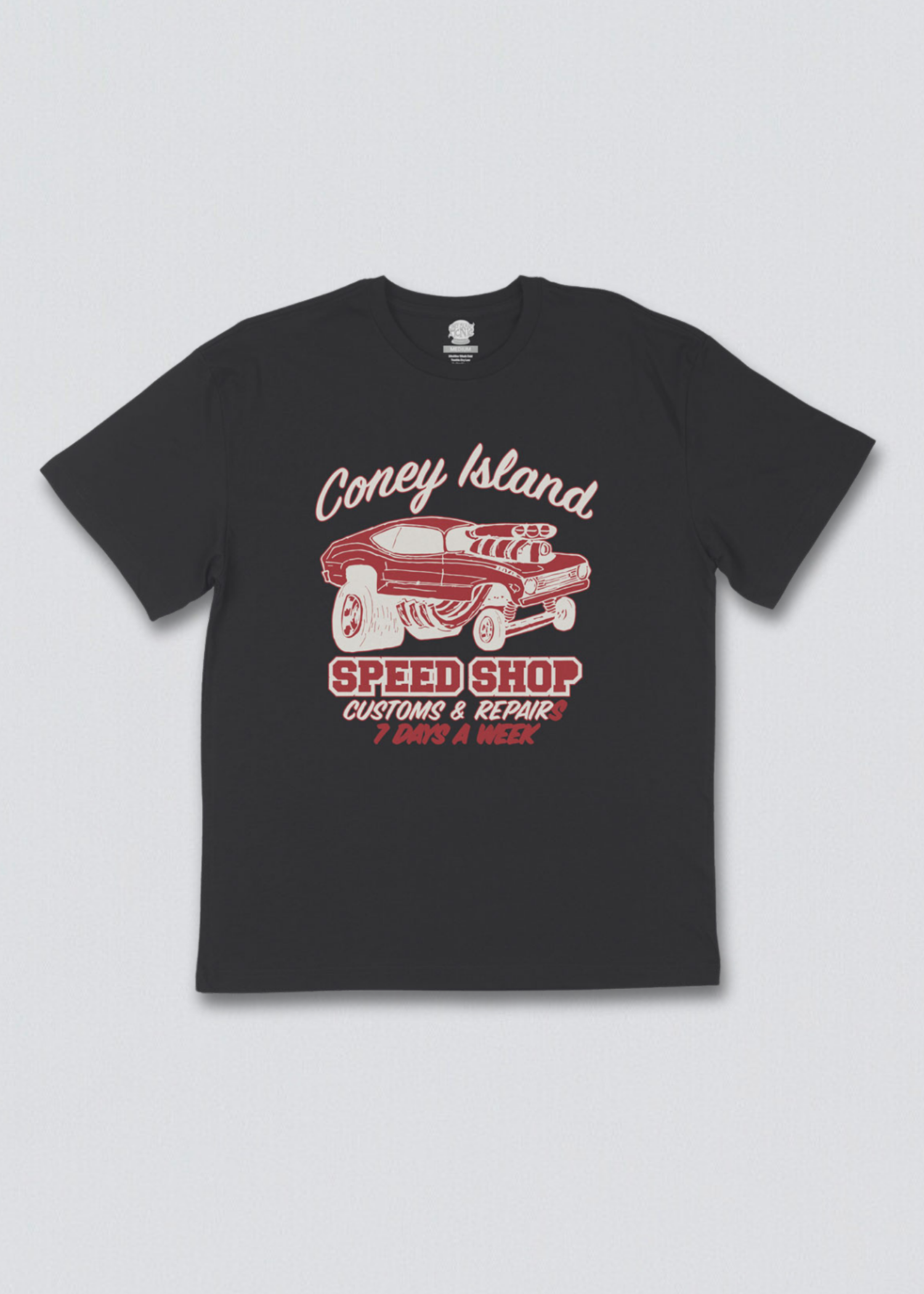 Coney Island Speed Shop Graphic Short Sleeve Tee