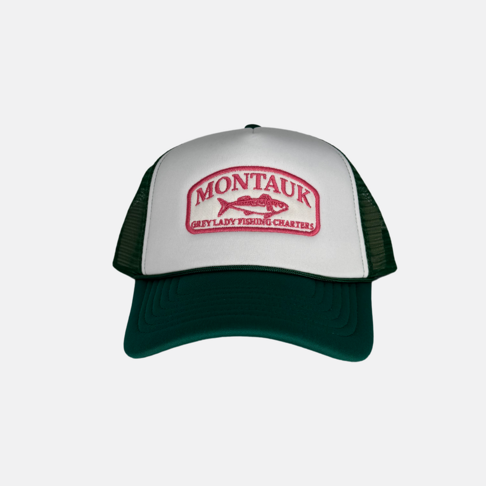 Montauk Grey Lady Trucker Hat