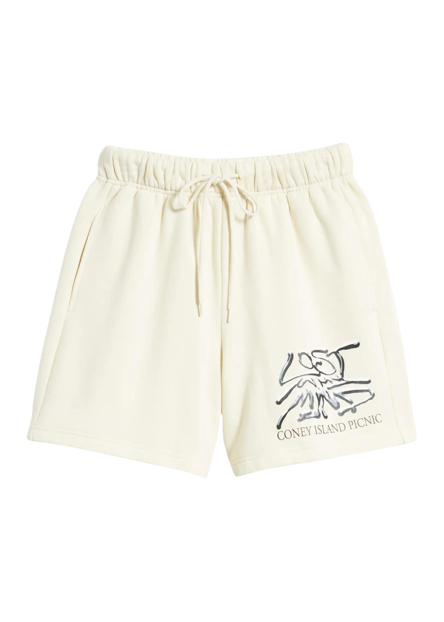 Graphic sweat sale shorts