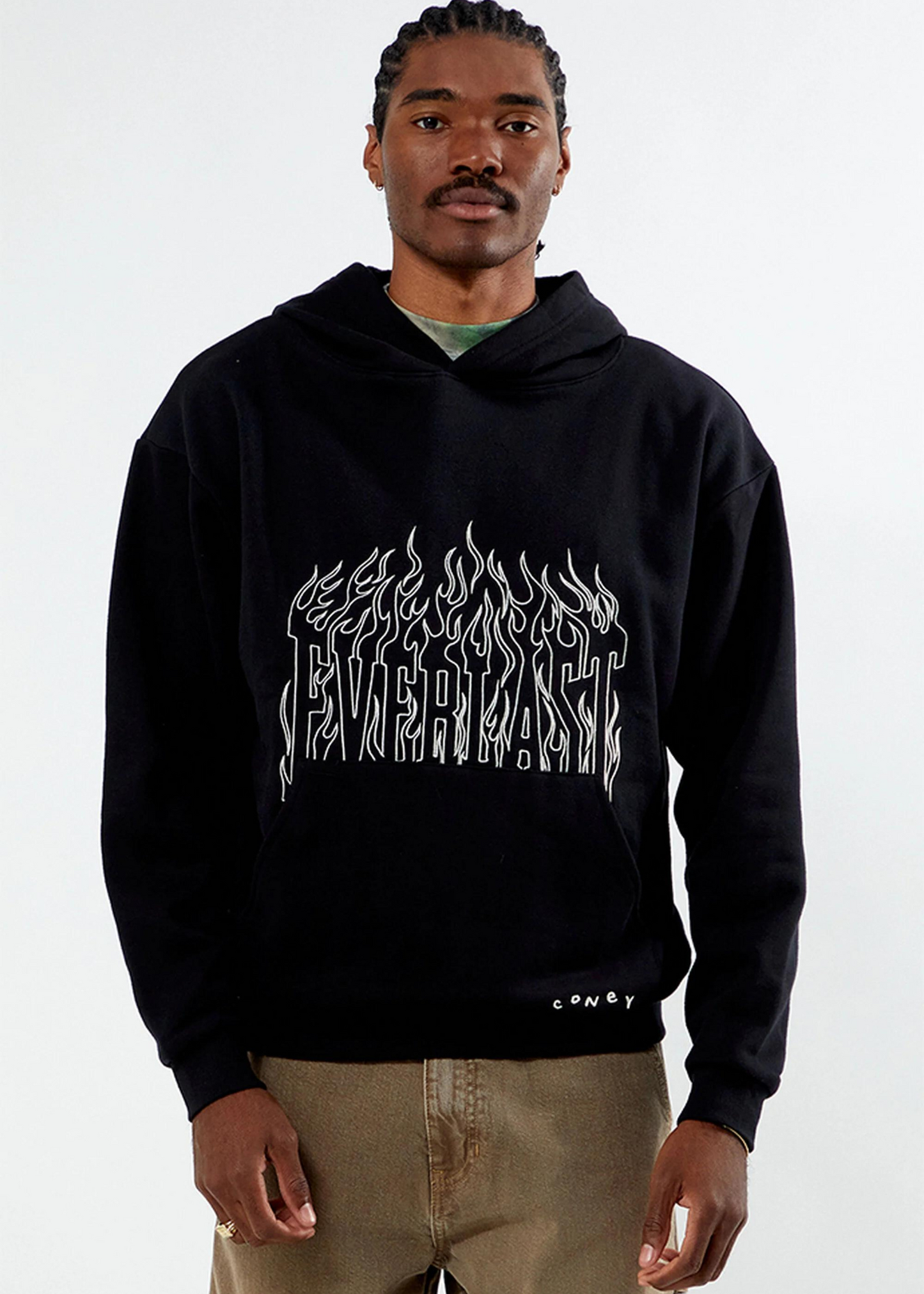 x Everlast Inferno Core Fleece Graphic Hoodie XX Large Black