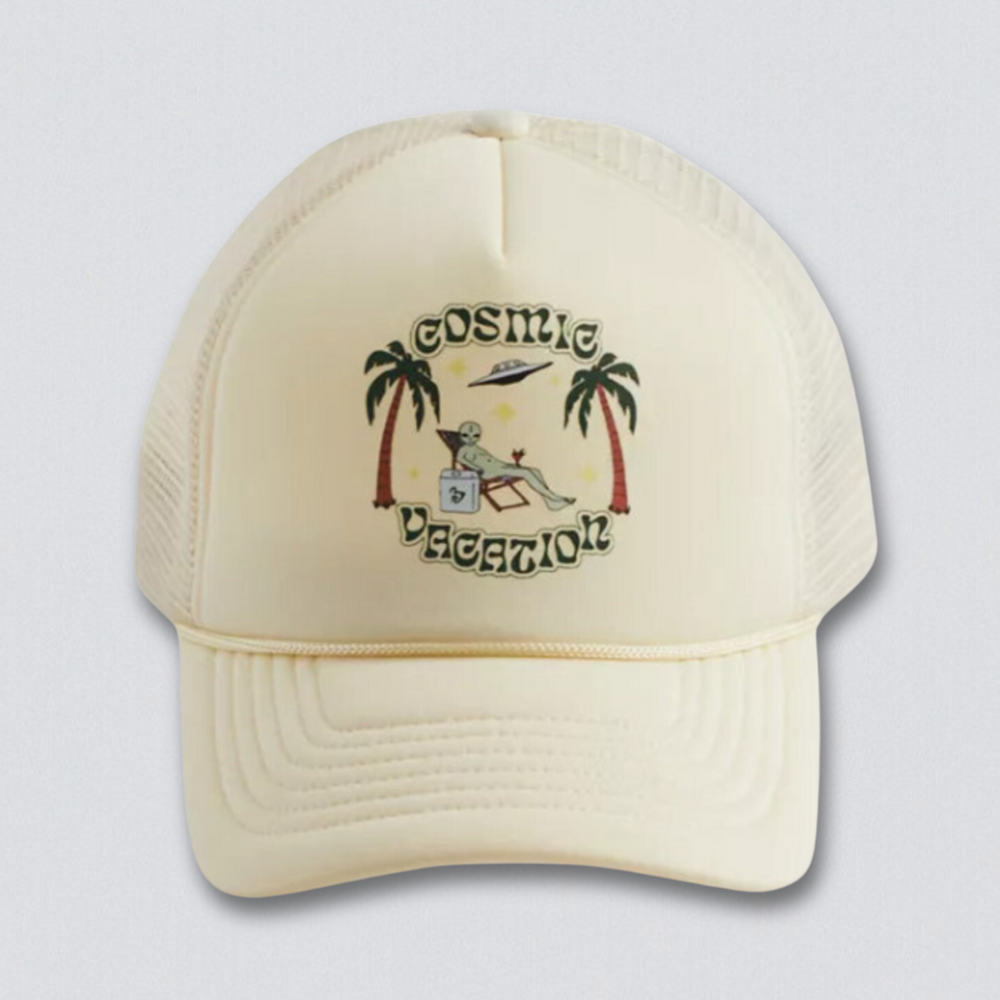 
                      
                        Cosmic Vacation Trucker Hat
                      
                    