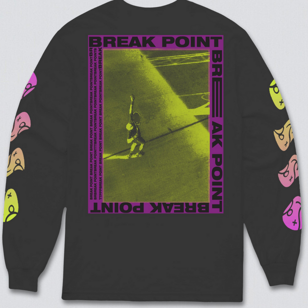 
                      
                        Break Point Tennis Graphic Long Sleeve Tee
                      
                    