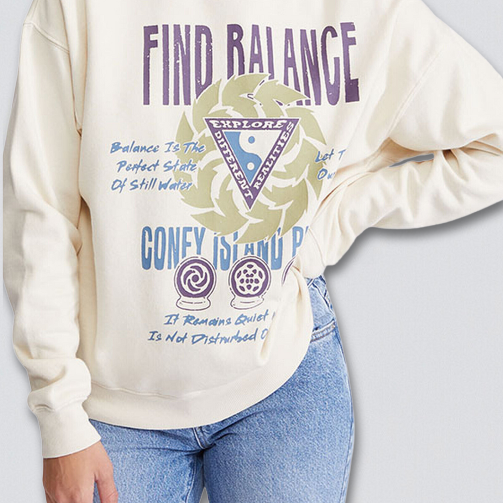 Find Balance Graphic Sweatshirt