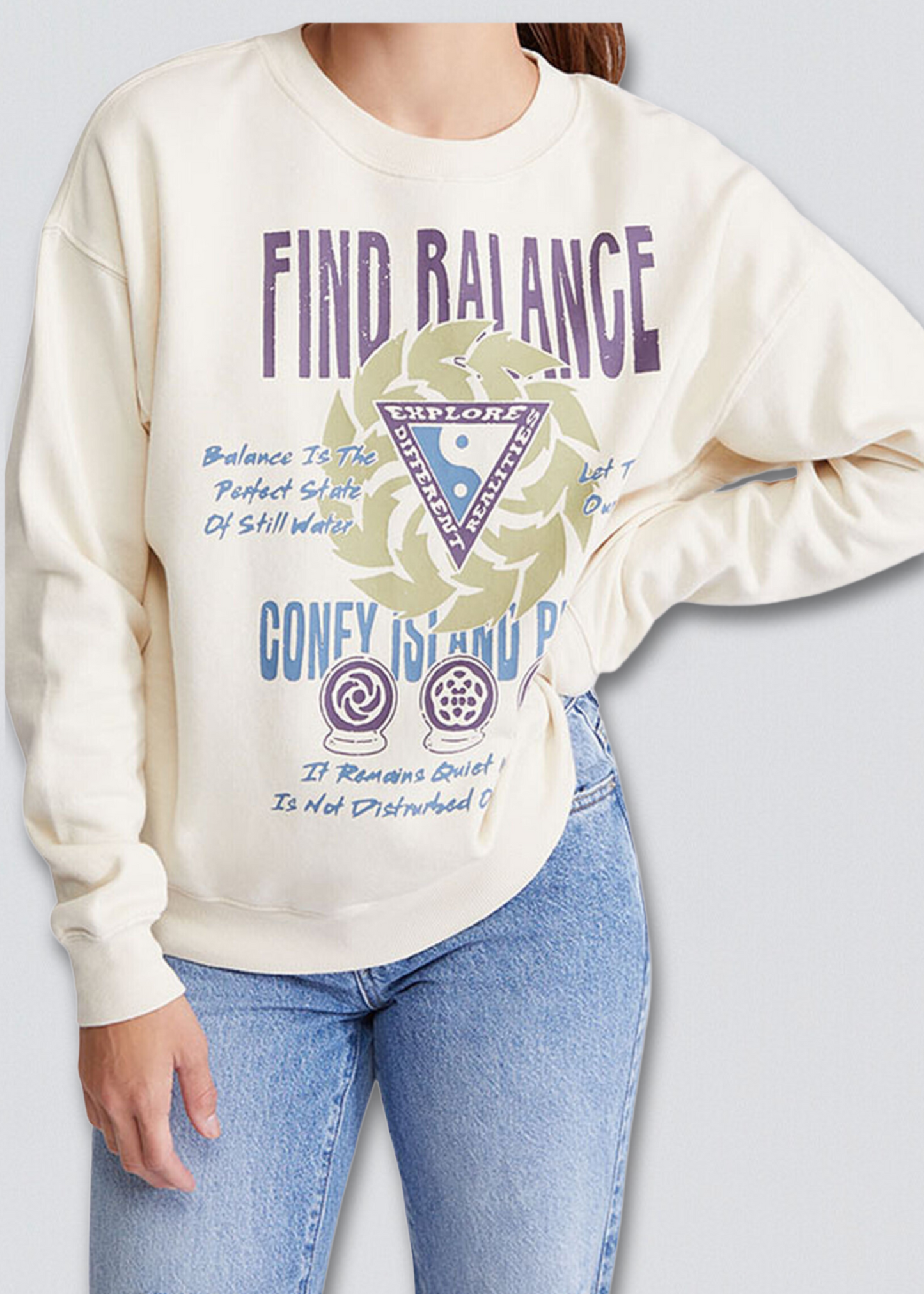 Find Balance Graphic Sweatshirt