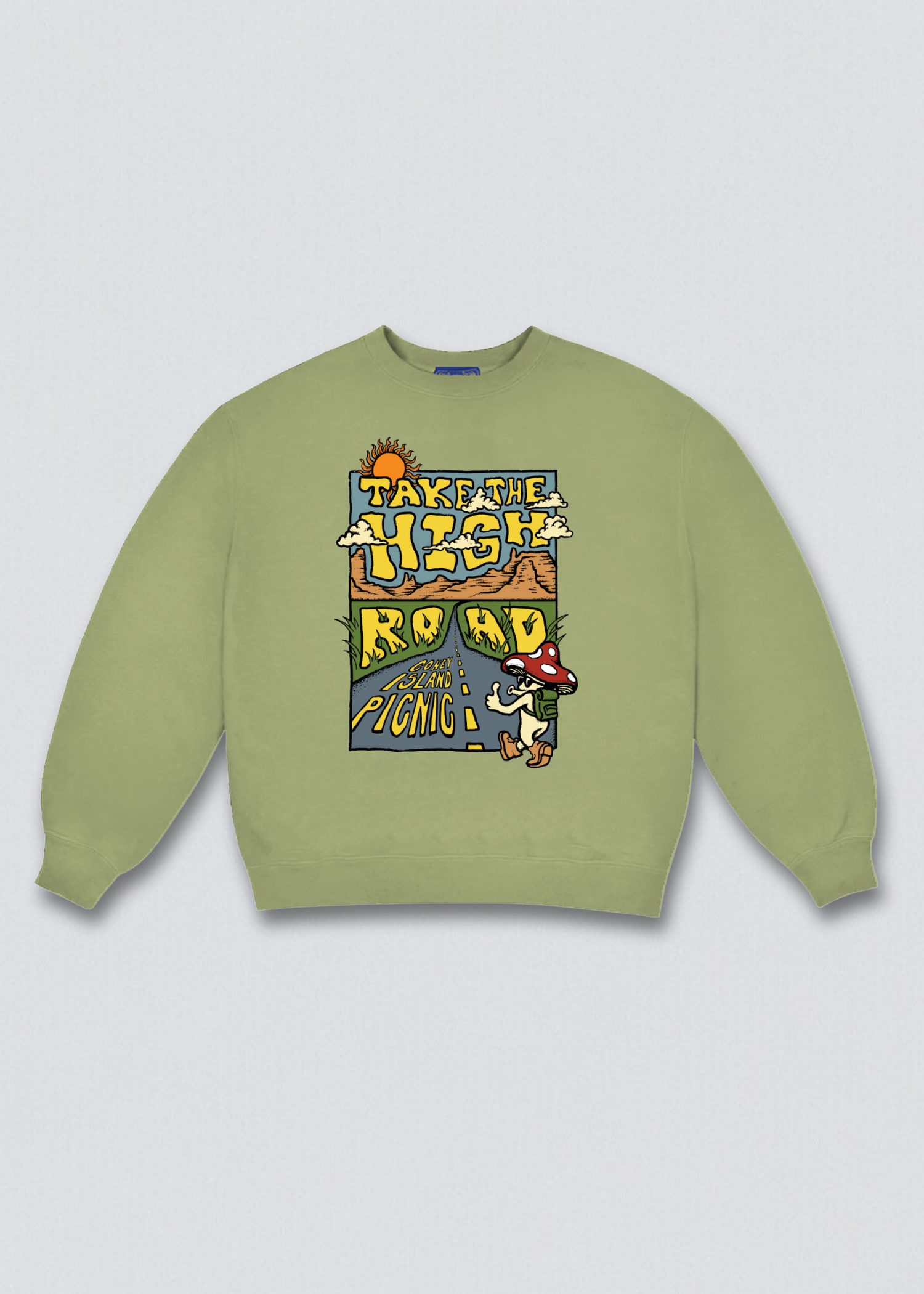 Take the High Road Graphic Sweatshirt