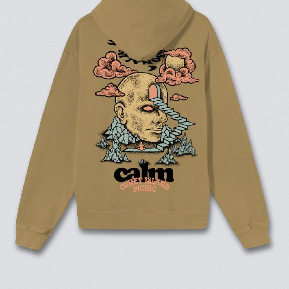 Interpersonal Calm Graphic Pullover Hoodie