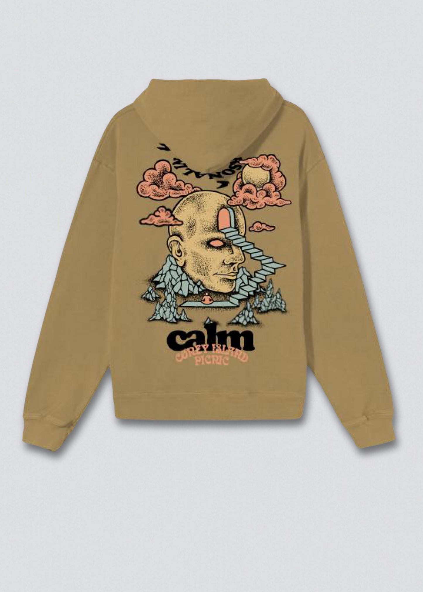 Interpersonal Calm Graphic Pullover Hoodie