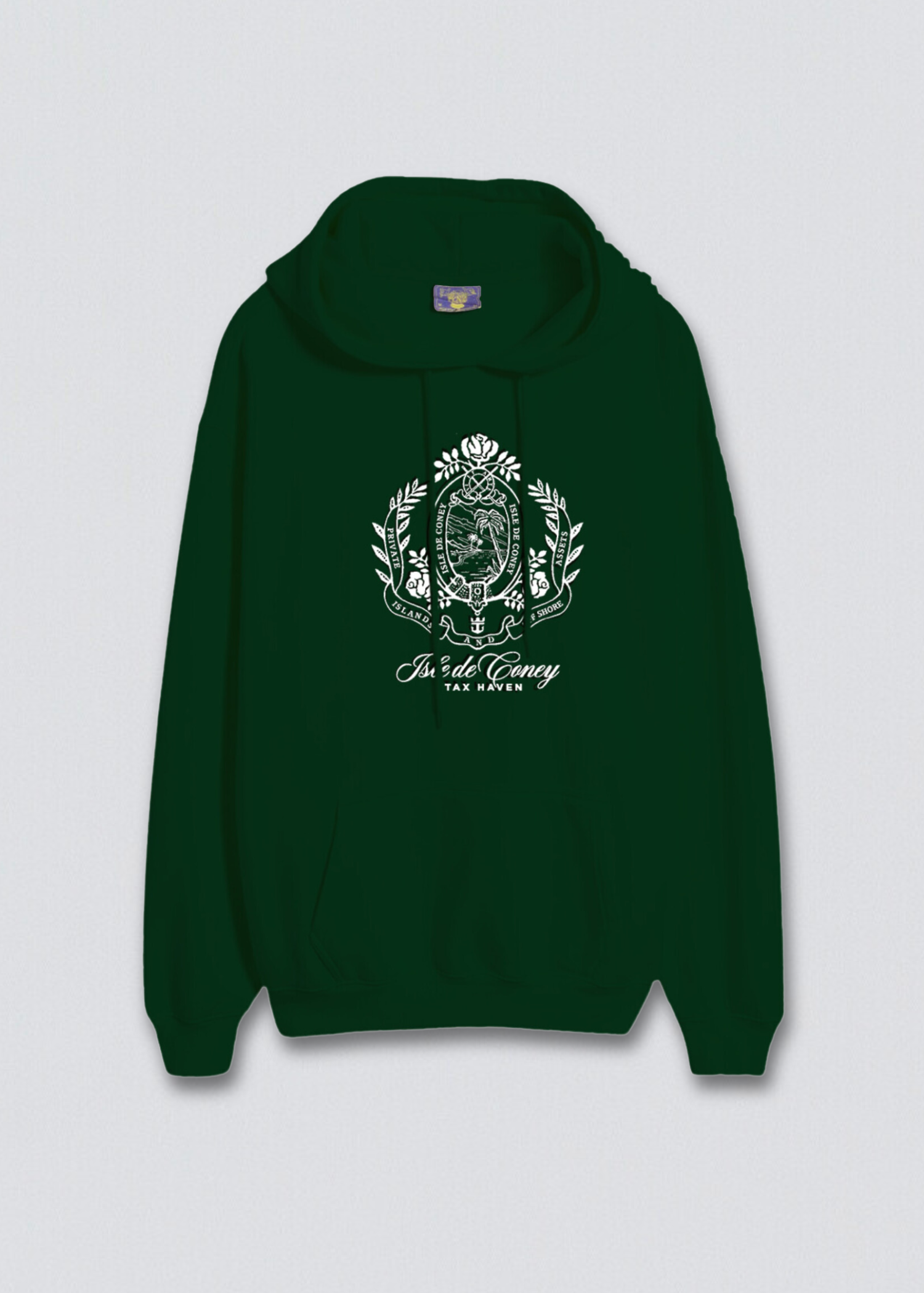 Tax Haven Graphic Pullover Hoodie