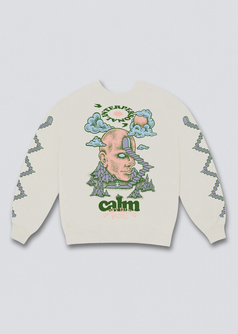 Interpersonal Calm Graphic Sweatshirt