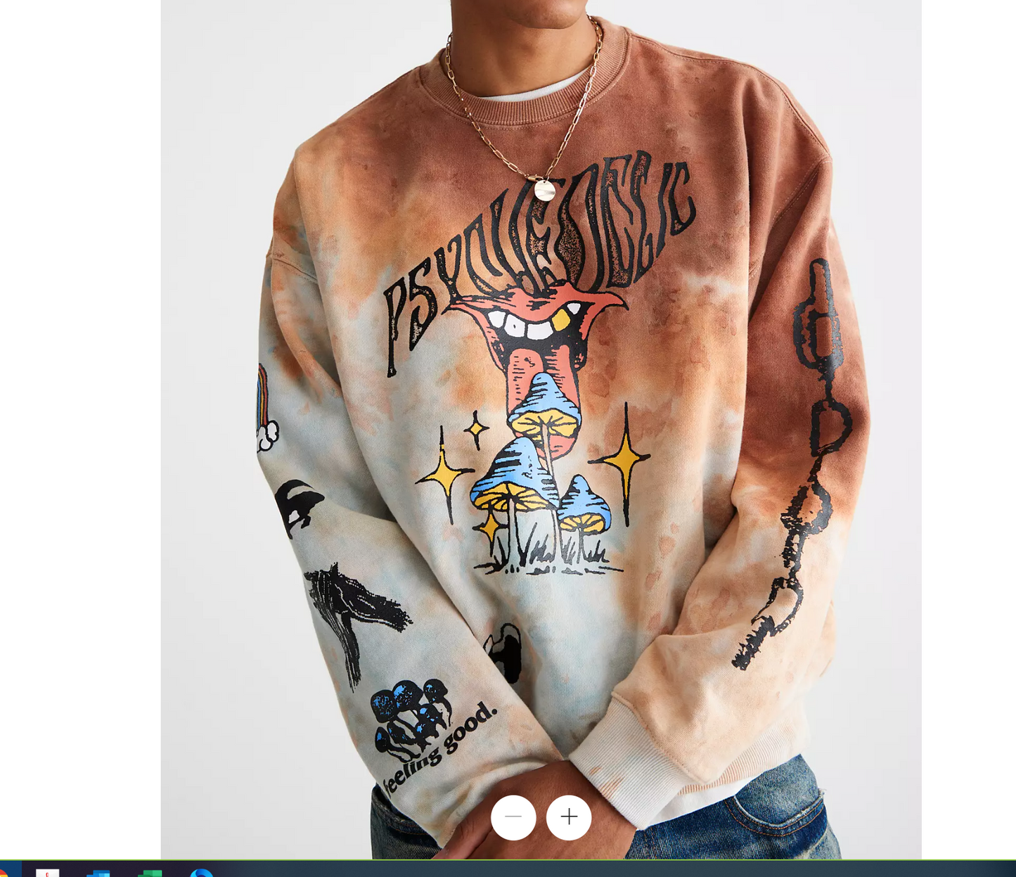 Coney Island Picnic Psychedelic Research Crew Neck Sweatshirt