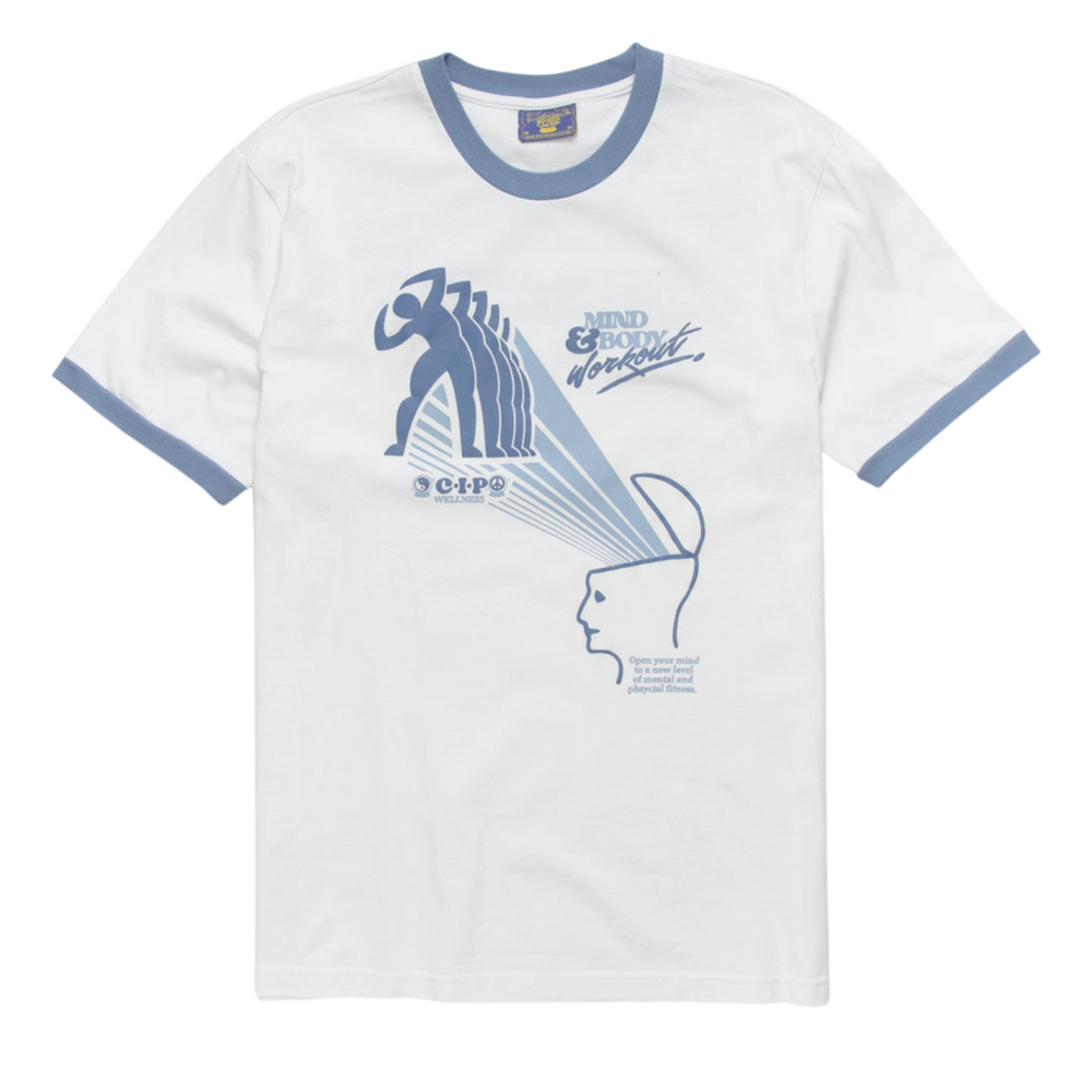 
                      
                        Mind & Body Workout Graphic Short Sleeve Ringer Tee
                      
                    