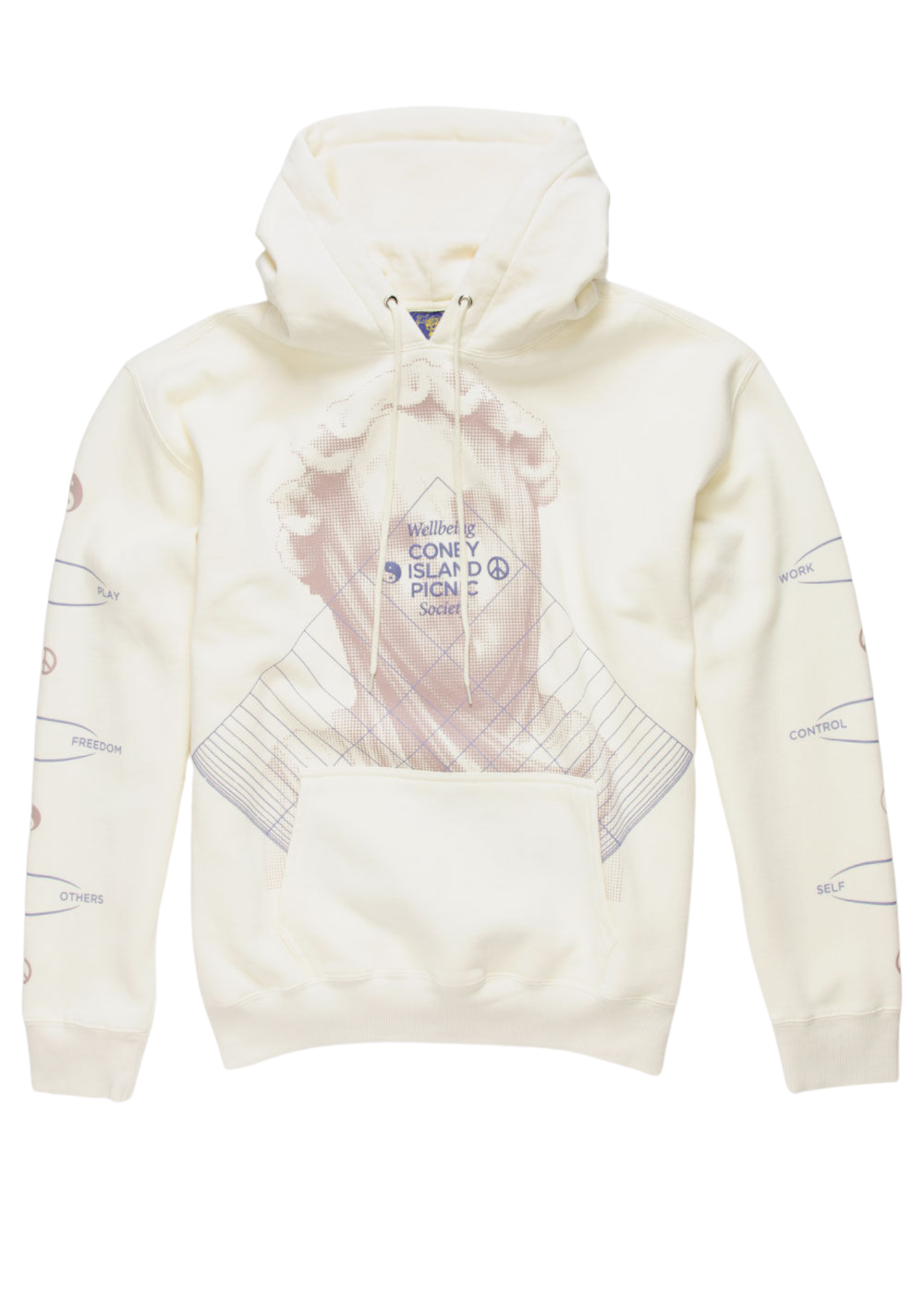 Well Being Society Graphic Pullover Hoodie