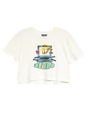Log In & Trip Out Cropped Boxy Tee