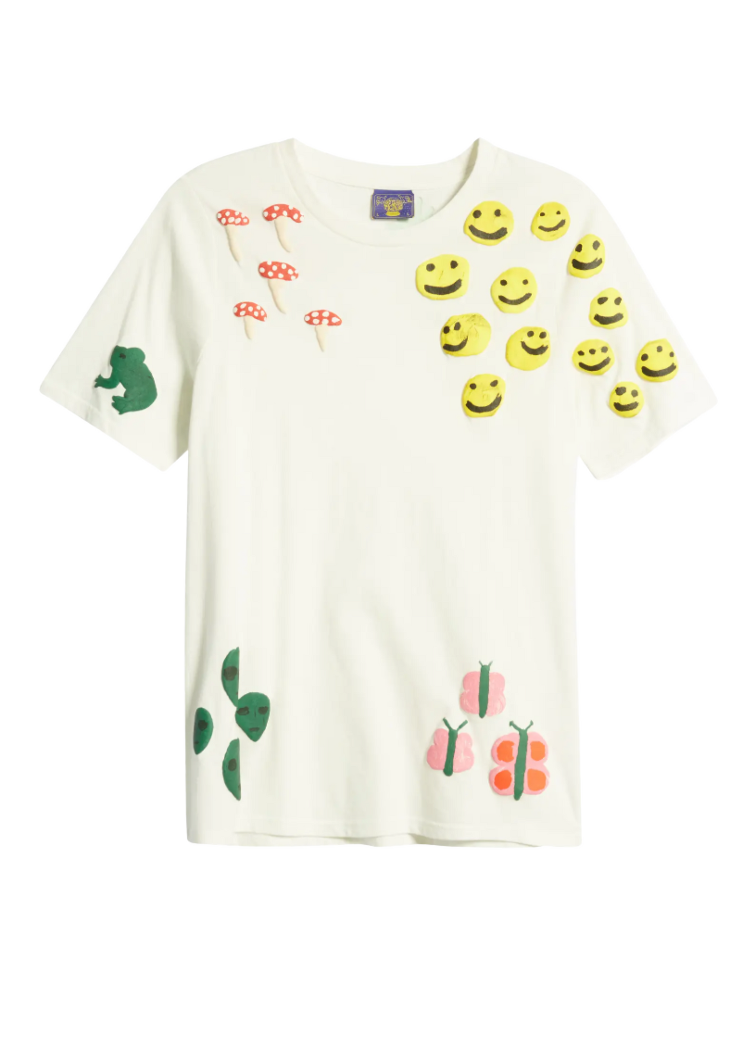 Doodle Friends Puff Print Short Sleeve Tee