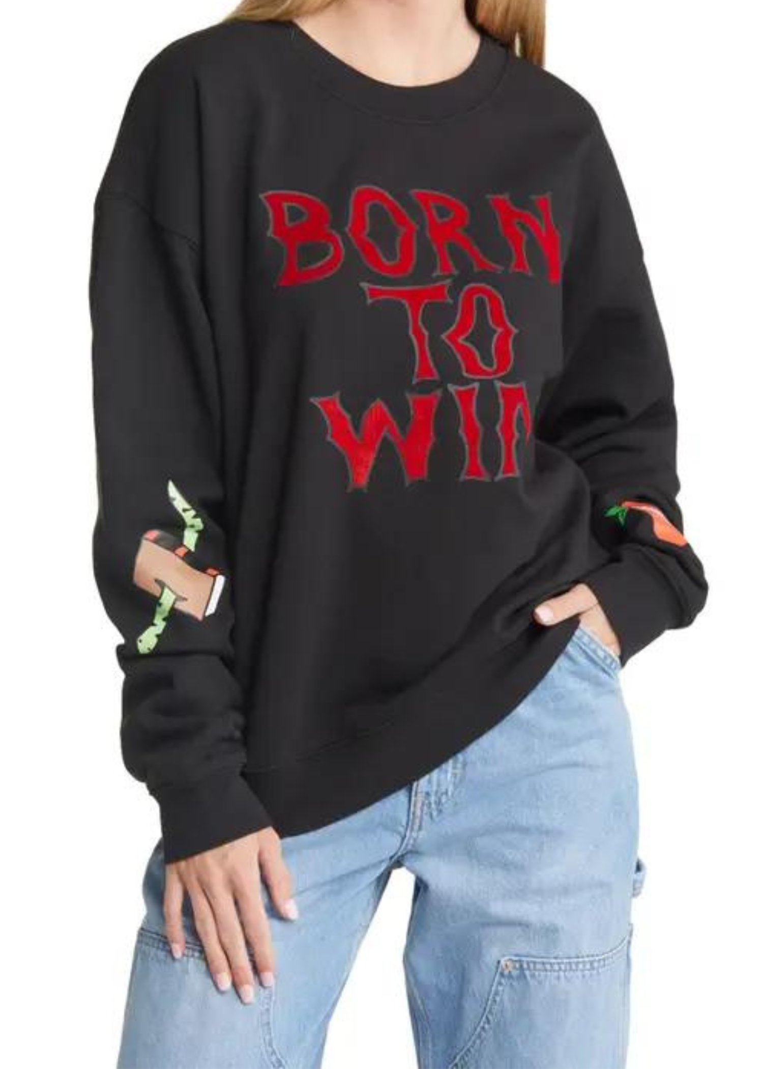 Born to Win Graphic Sweatshirt