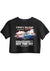 Coney Island Import Nights Puff Print Cropped Boxy Tee