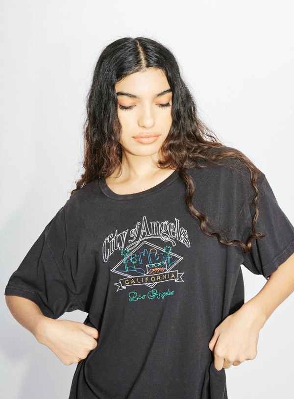 East Third Studio City of Angels Baseball T-Shirt